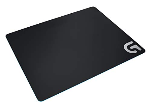 Logitech G440 Hartes Gaming-Mauspad, 340x280 mm, 3mm flaches Profil, Kunststoffoberfläche, Geringe Oberflächenreibung, Gleichmäßige Oberflächenstruktur, Gummiunterlage - Schwarz Bild 1