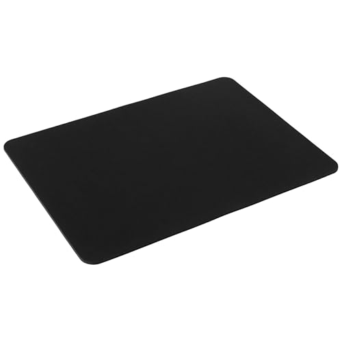 Silent Monsters Mauspad 44 x 35 cm Schwarz Stoff Mousepad XL Groß, rutschfest & leise, für Gaming Büro Office Homeoffice - 440 x 350 mm Mouse Pad Mat - Mausunterlage für alle Maus Arten Bild 1