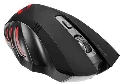 Speedlink FORTUS Gaming Maus Wireless - Kabellose Gaming-Maus mit 5 Tasten und LED-Beleuchtung, schwarz Bild 2