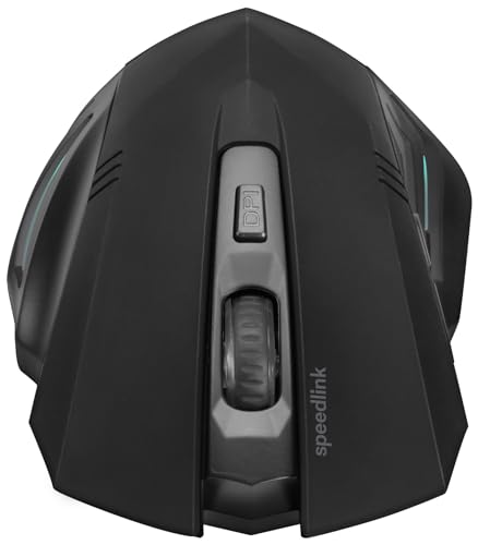 Speedlink FORTUS Gaming Maus Wireless - Kabellose Gaming-Maus mit 5 Tasten und LED-Beleuchtung, schwarz Bild 4