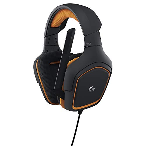 Logitech 981-000627 G231 Prodigy-Gaming Stereo Kopfhörer mit Mikrofon (für PC, Xbox und PS4) schwarz/orange Bild 3