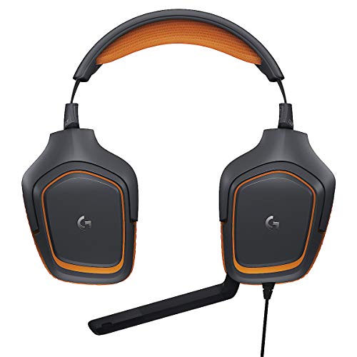 Logitech 981-000627 G231 Prodigy-Gaming Stereo Kopfhörer mit Mikrofon (für PC, Xbox und PS4) schwarz/orange Bild 4