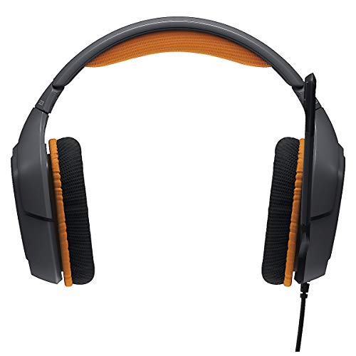 Logitech 981-000627 G231 Prodigy-Gaming Stereo Kopfhörer mit Mikrofon (für PC, Xbox und PS4) schwarz/orange Bild 5