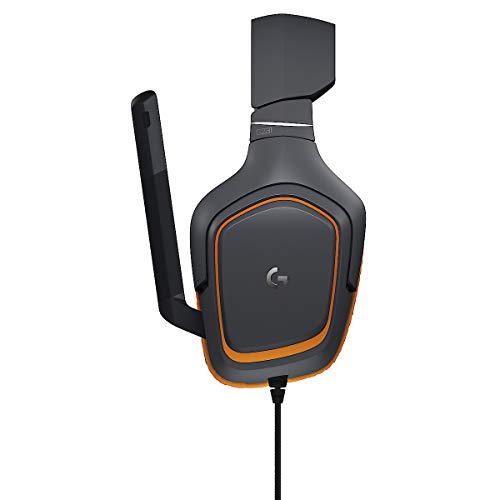Logitech 981-000627 G231 Prodigy-Gaming Stereo Kopfhörer mit Mikrofon (für PC, Xbox und PS4) schwarz/orange Bild 6