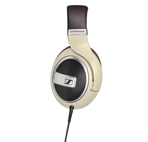 Sennheiser HD 599 Kopfhörer mit offenem Over-Ear Design mit außergewöhnlicher Klangqualität und geringer Verzerrung - Audiophile Ohrhörer mit austauschbaren Ohrpolstern, matt-ivory Bild 3