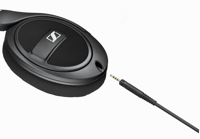 Sennheiser HD 569 Around-Ear-Kopfhörer mit geschlossener Rückseite, Schwarz Bild 4