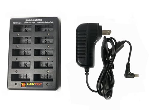 Eartec UL3S Ultralite Full Duplex Wireless Headset Kommunikation für 3 Benutzer - 3 Einzelohr-Headsets Bild 5