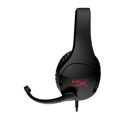 HyperX Cloud Stinger Gaming-Headset mit Kabel, DTS Headphone, Spatial Audio, 53-mm-Treiber, Memory Foam, 7.1 Surround-Sound, Flip-to-Mute-Mikrofon, USB- und 3,5-mm-Anschluss, Schwarz Bild 3