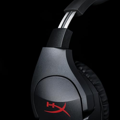 HyperX Cloud Stinger Gaming-Headset mit Kabel, DTS Headphone, Spatial Audio, 53-mm-Treiber, Memory Foam, 7.1 Surround-Sound, Flip-to-Mute-Mikrofon, USB- und 3,5-mm-Anschluss, Schwarz Bild 5