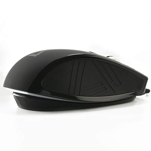 Lexip Pu94 3D gaming Mouse - Kabelgebundene USB-Maus und RGB - Spezielle 3D-Umgebungen und Design-Software - Hohe Präzision - 2 Joysticks, 6 Tasten und 12 programmierbare Richtungen, schwarz Bild 6