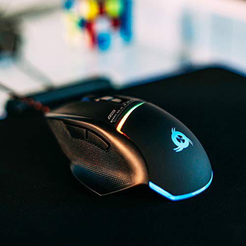 KLIM Skill Gaming Maus - High Precision PC Gaming Mouse USB - Neue 2023 - Wählbare DPI-Einstellung – Programmierbare Tasten – Exzellenter Griff PC PS5 Bild 6