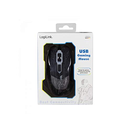 LogiLink ID0137 USB Gaming-Maus, 2400 DPI schwarz Bild 2