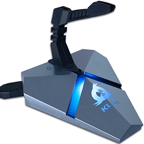 KLIM Bungee für die Gaming Maus - 3X USB 2.0 Hub - Multifunktionsprodukt - Hintergrundbeleuchtung - Mauskabelhalter für kabelgebundene Maus - Card Reader - Neue Bild 1