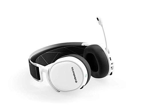 SteelSeries Arctis 7 [Legacy Edition], Drahtlos Gaming-Headset, DTS 7.1 Surround für PC, PC / Mac / PlayStation 4 / Android / iOS / VR, Farbe weiß Bild 3
