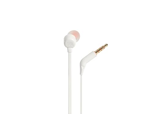 JBL Tune 110 – In-Ear Kopfhörer mit verwicklungsfreiem Flachbandkabel und Mikrofon in Weiß – Für grenzenlosen Musikgenuss mit der Pure Bass Sound Technologie Bild 6