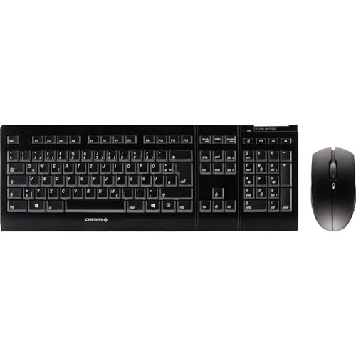 CHERRY B.Unlimited 3.0 - Wireless Tastatur+Maus - deutsches Layout - QWERTZ Tastatur - GS-Zulassung - Schwarz Bild 4