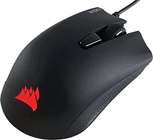 Corsair ch-9302011-na glefe RGB Gaming Maus, Hintergrundbeleuchtung LED, 16 000 DPI, optische schwarz 6,000 DPI Bild 2