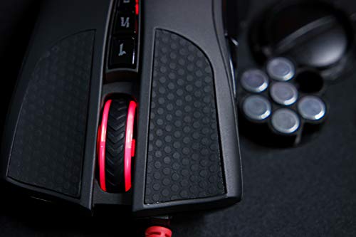 A90 - Optische Gaming-Maus mit Lichtschlag (LK) Optischer Schalter/Scroll - 8 programmierbare Tasten und erweiterte Makros - 4000 DPI Bild 5