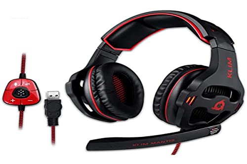 KLIM Mantis Gaming Headset - NEU - USB - Headset mit Mikrofon für PC, PS4, PS5, Nintendo Switch, Mac + 7.1 Surround Sound Noise Cancelling Gaming Kopfhörer - PS5 Headset Bild 4