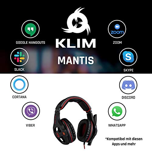 KLIM Mantis Gaming Headset - NEU - USB - Headset mit Mikrofon für PC, PS4, PS5, Nintendo Switch, Mac + 7.1 Surround Sound Noise Cancelling Gaming Kopfhörer - PS5 Headset Bild 5
