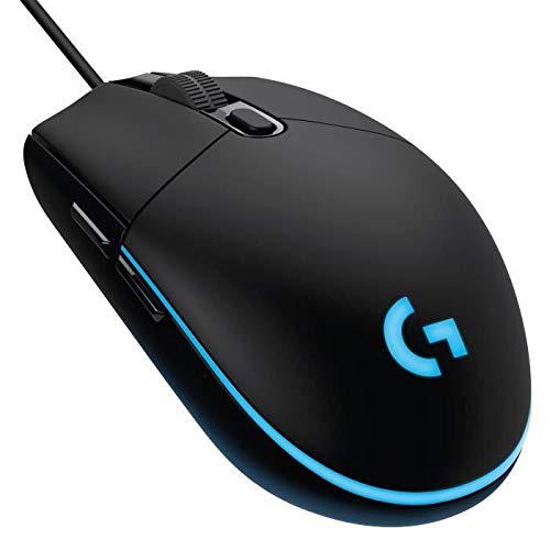 Logitech G203 Prodigy Gaming Maus, 8000 DPI Sensor, RGB-Beleuchtung, 6 Programmierbare Tasten, Benutzerdefinierte Spielprofile, Klassisches Design, Leichtgewicht, PC/Mac - Schwarz Bild 3