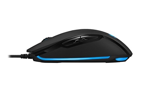 Rapoo VPRO V210 beleuchtete Gaming Maus (Bewegungsannäherungssensor, 3000 DPI, 5 programmierbare Tasten, Beleuchtungssystem 16 Mio Farben) schwarz Bild 3