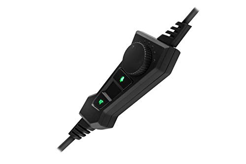 BG Xonar-X6 Binaural Headset, Schwarz, Grün, Kopfhörer – Kopfhörer (Spielkonsole/PC/Spiele, Binaural, Kopfband, Schwarz, Grün, Kunstleder) Bild 7