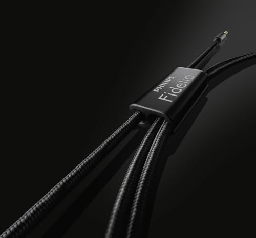Philips Fidelio X2 Over Ear Hochauflösende Kabelgebundene Kopfhörer, Akustisches Offenes Design, 50mm Neodym LMC Treiber, Deluxe Velours-Memory-Schaum-Ohrpolster - Schwarz Bild 5