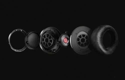 Philips Fidelio X2 Over Ear Hochauflösende Kabelgebundene Kopfhörer, Akustisches Offenes Design, 50mm Neodym LMC Treiber, Deluxe Velours-Memory-Schaum-Ohrpolster - Schwarz Bild 6