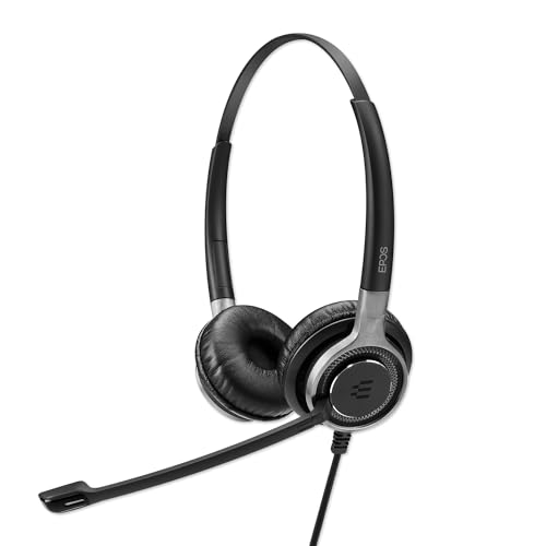 Sennheiser SC 668 Binaural Head-Band Black Headset – Headsets (Call Center/Office, Binaural, Head-Band, Black, Wired, 1 M) Bild 1