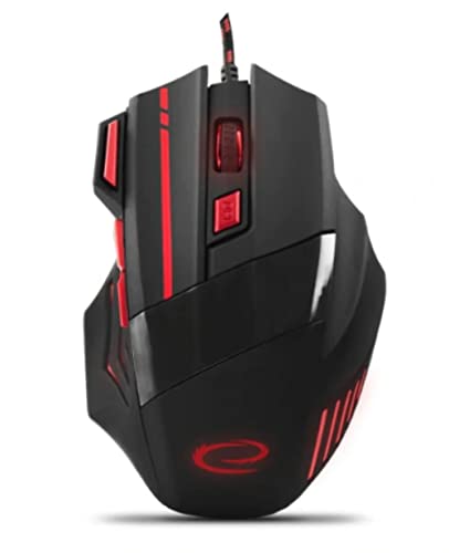 Esperanza it accesories - Esperanza EGM201R Wired 7D optische Gaming-Maus USB MX201 - Wolf - rot Bild 2