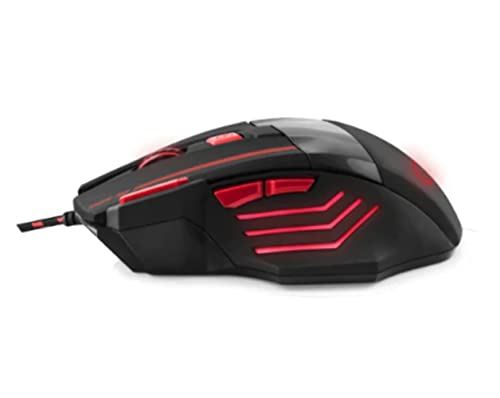 Esperanza it accesories - Esperanza EGM201R Wired 7D optische Gaming-Maus USB MX201 - Wolf - rot Bild 5