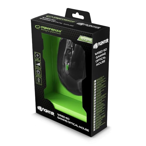 Esperanza EGM205 Fighter Scroll-Rad, PC-Maus, PC/Mac, 2-Wege, Gaming Produkt Bild 4