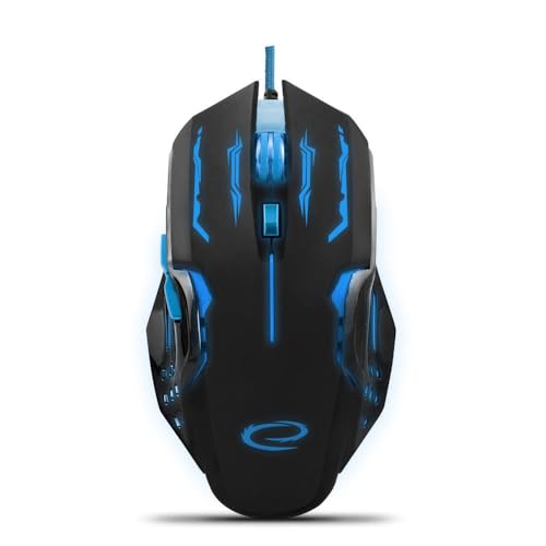 Esperanza Apache Gaming Maus Mit 6 Tasten USB Wired Mäuse Für Pro Gamer PC Computer Maus Bild 1