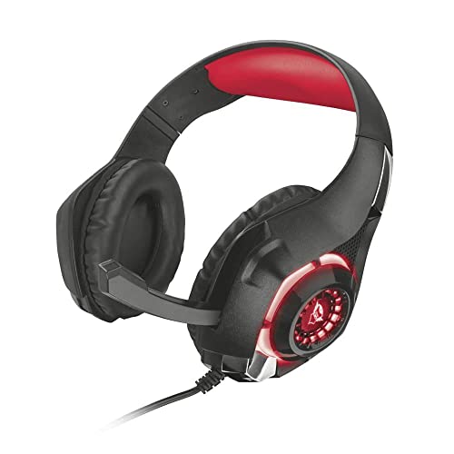 Trust GXT 313 Nero Gaming Headset / Kopfhörer (mit Mikrofon und LED-Beleuchtung, für PS4, Xbox One und PC) schwarz Bild 2