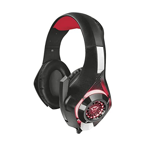 Trust GXT 313 Nero Gaming Headset / Kopfhörer (mit Mikrofon und LED-Beleuchtung, für PS4, Xbox One und PC) schwarz Bild 3