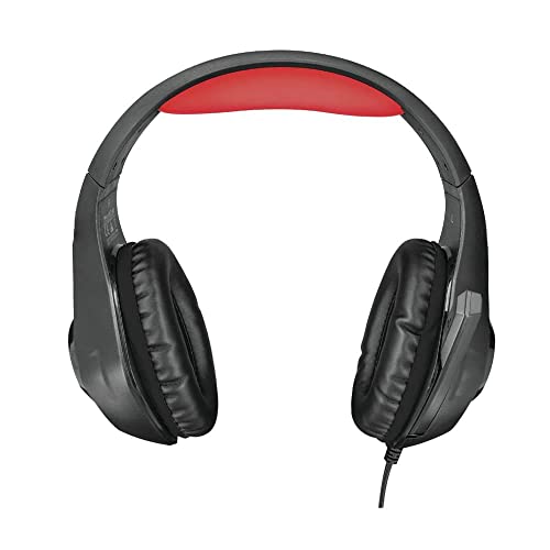 Trust GXT 313 Nero Gaming Headset / Kopfhörer (mit Mikrofon und LED-Beleuchtung, für PS4, Xbox One und PC) schwarz Bild 4