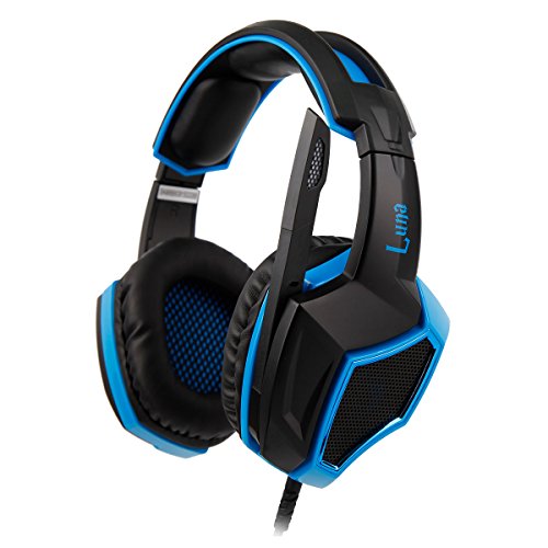 SADES SA-968 7.1 Luna Gaming Virtual Surround Sound Headset, Schwarz/Blau Bild 4