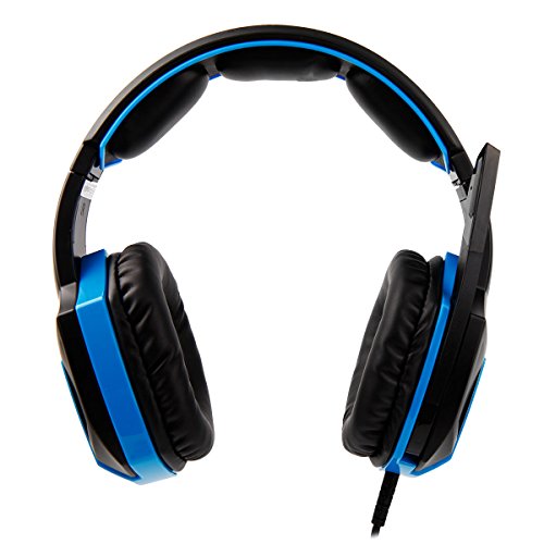 SADES SA-968 7.1 Luna Gaming Virtual Surround Sound Headset, Schwarz/Blau Bild 5