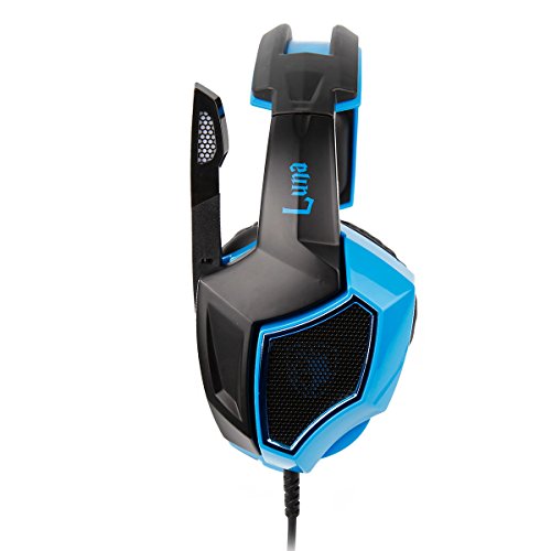 SADES SA-968 7.1 Luna Gaming Virtual Surround Sound Headset, Schwarz/Blau Bild 7