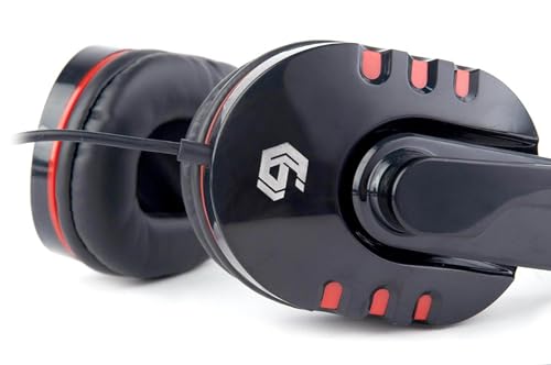 Gembird Gaming Headset mit Lautstärkeregler - Bequemes Over-Ear-Design, Einstellbares Mikrofon, Kompatibel mit PC, PS4, Xbox, Glossy Black Bild 3