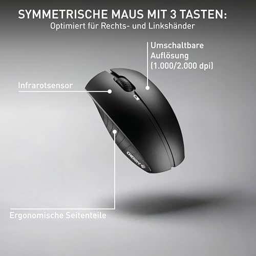 CHERRY B.Unlimited 3.0 - Wireless Tastatur+Maus - deutsches Layout - QWERTZ Tastatur - GS-Zulassung - Weiß Bild 5