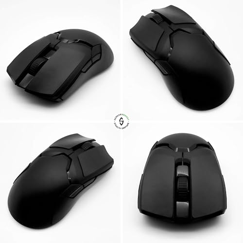 SensoryBoost Maus Grip Tape – kompatibel mit Razer Viper Ultimate, V2 (inkl. Zuschnitt-Pad) Schweißabsorbierend, extrem rutschfest & Ultradünn (0,5 mm) – Rückstandsfrei – Gaming Zubehör Bild 2