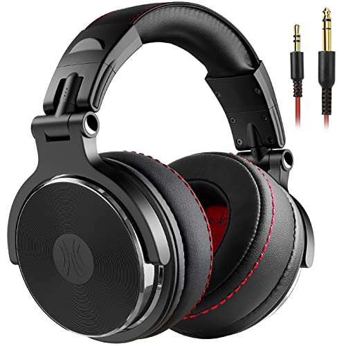 OneOdio Over Ear Kopfhörer mit Kabel, HiFi Studiokopfhörer mit Hi-Res, 50mm Treiber, Share-Port, Große Ohrmuscheln, 6,35 & 3,5mm Klinke, Geschlossene DJ Headphones für Podcast, Handy, PC (Pro 50) Bild 1