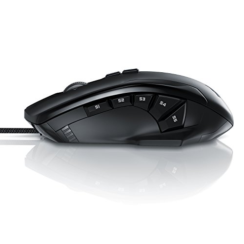 Titanwolf - Gaming Optical Mouse mit 12 programmierbare Tasten - Maus mit 10800 DPI Abtastrate - High Precision Polling-Rate bis 1000Hz - MMO Gaming Specialist Modell Bild 4