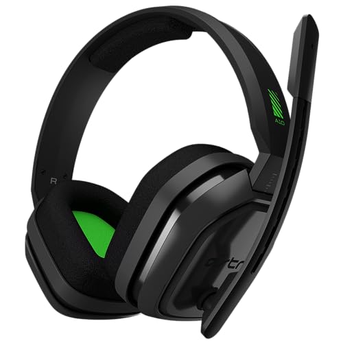 ASTRO Gaming A10 Gaming-Headset mit Kabel, MixAmp M60 für Controller, ASTRO Audio, Dolby ATMOS, Game/Voice Balance, Kompatibel mit Xbox Series X|S, Xbox One - Grau/Grün Bild 3