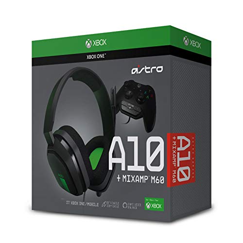 ASTRO Gaming A10 Gaming-Headset mit Kabel, MixAmp M60 für Controller, ASTRO Audio, Dolby ATMOS, Game/Voice Balance, Kompatibel mit Xbox Series X|S, Xbox One - Grau/Grün Bild 7