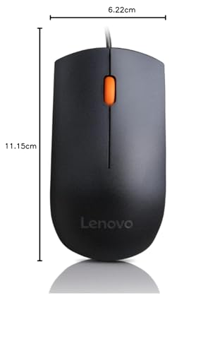 Lenovo GX30M39704 300 Maus (für 320 Touch-15, 320-14, 320-17, 520-22, 520-24, 520-27, 720-18, Legion Y520-15, V11) 0-15, Schwarz Bild 5