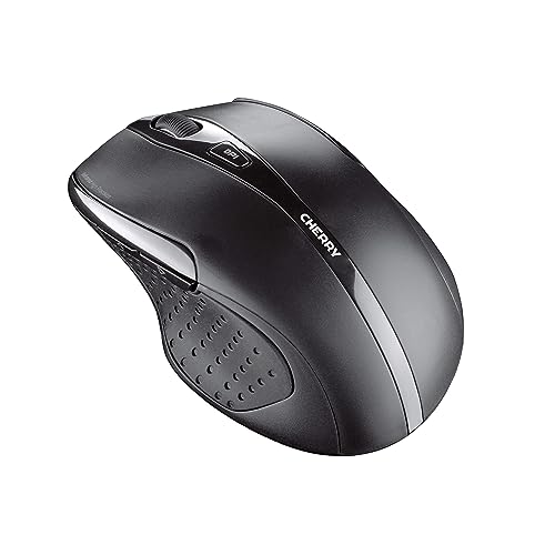 CHERRY DW 5100, Kabelloses Tastatur-Maus-Set, Deutsches Layout (QWERTZ), 2,4 GHz Funk, Plug & Play, Ergonomische Rechtshändermaus, Batteriebetrieben, Schwarz Bild 4