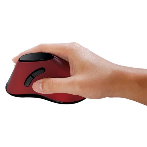 LogiLink ID0159 Ergonomische Vertical-Maus, Funk rot Bild 5